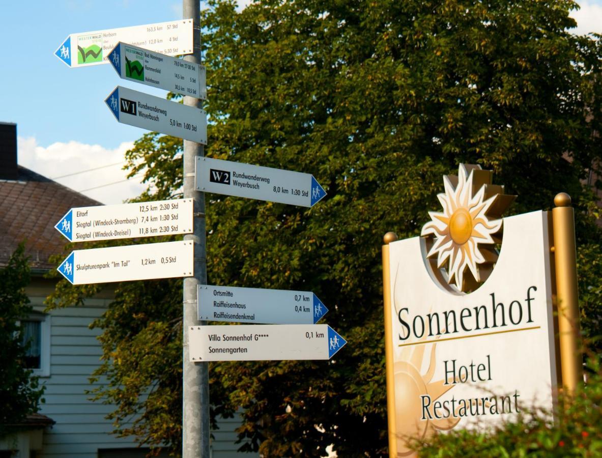 Hotel Restaurant Sonnenhof Weyerbusch Esterno foto